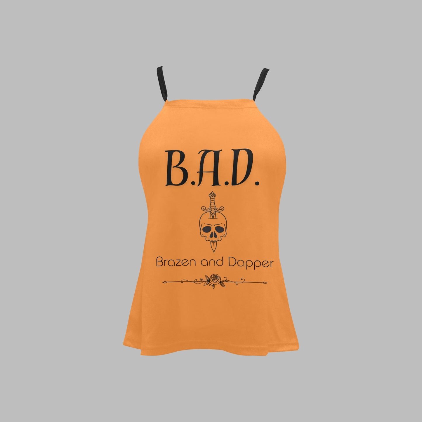 Women's B.A.D Brazen And Dapper Print Spaghetti Strap Vest Top