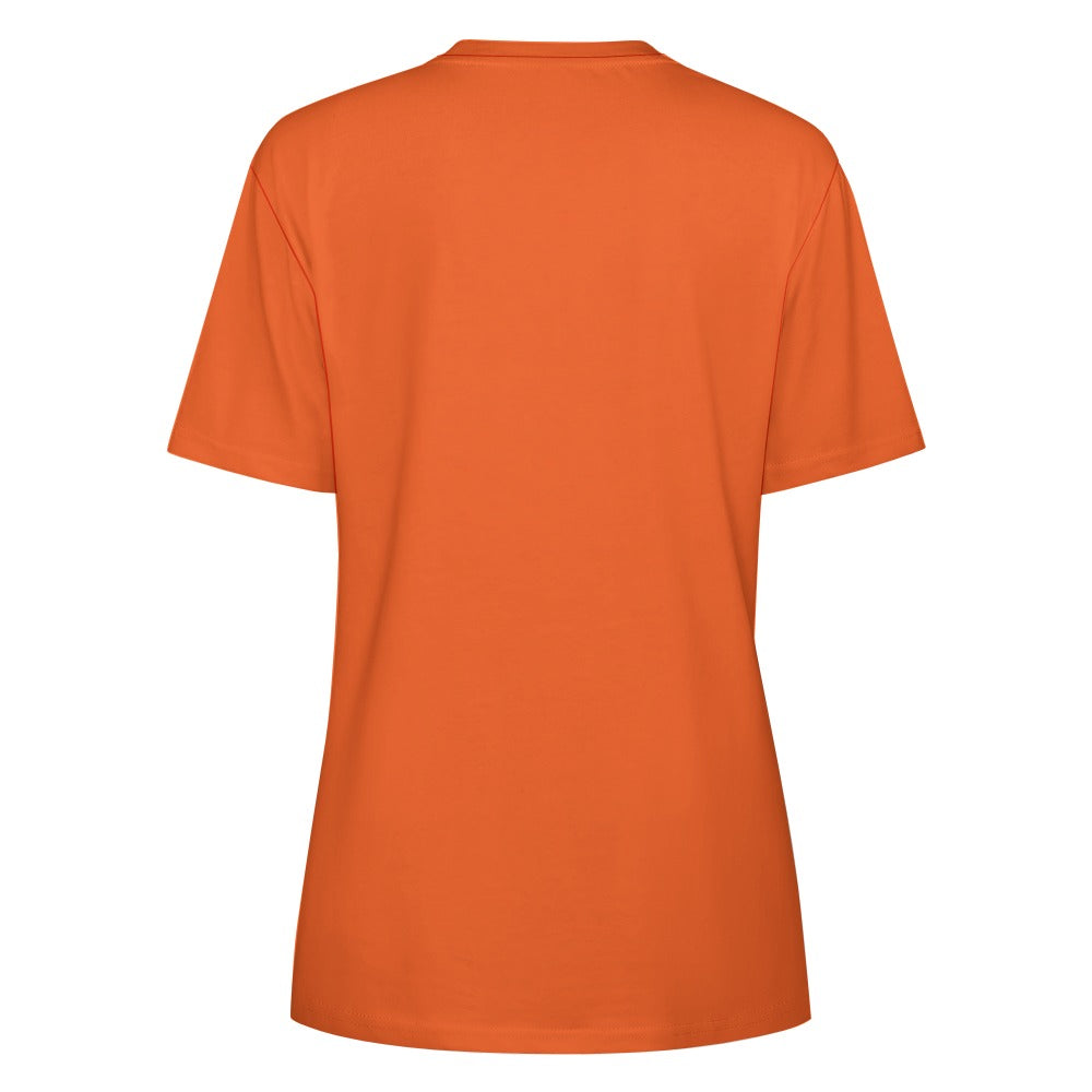 Women's Mummy Print Halloween Cotton Short Sleeve T-Shirt