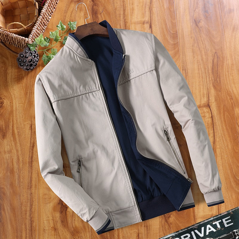 Men's Double Sided Reversible Lightweight Jacket
