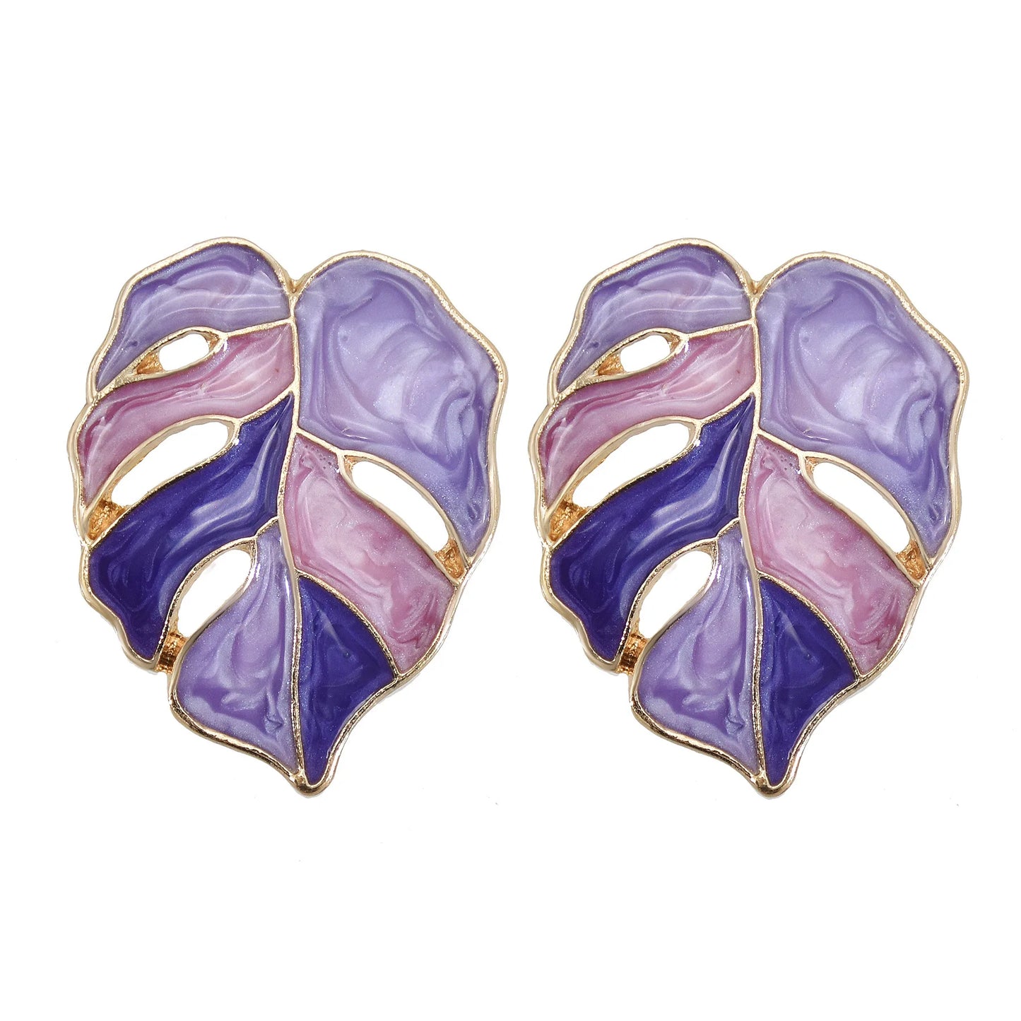 Women's Leaf Stud Earrings