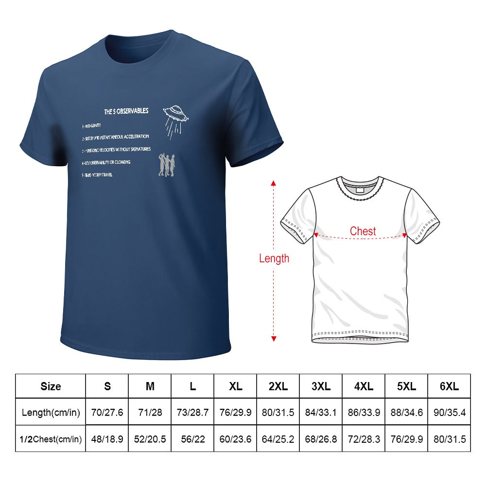Men's UFO The 5 Observables Cotton T-shirt