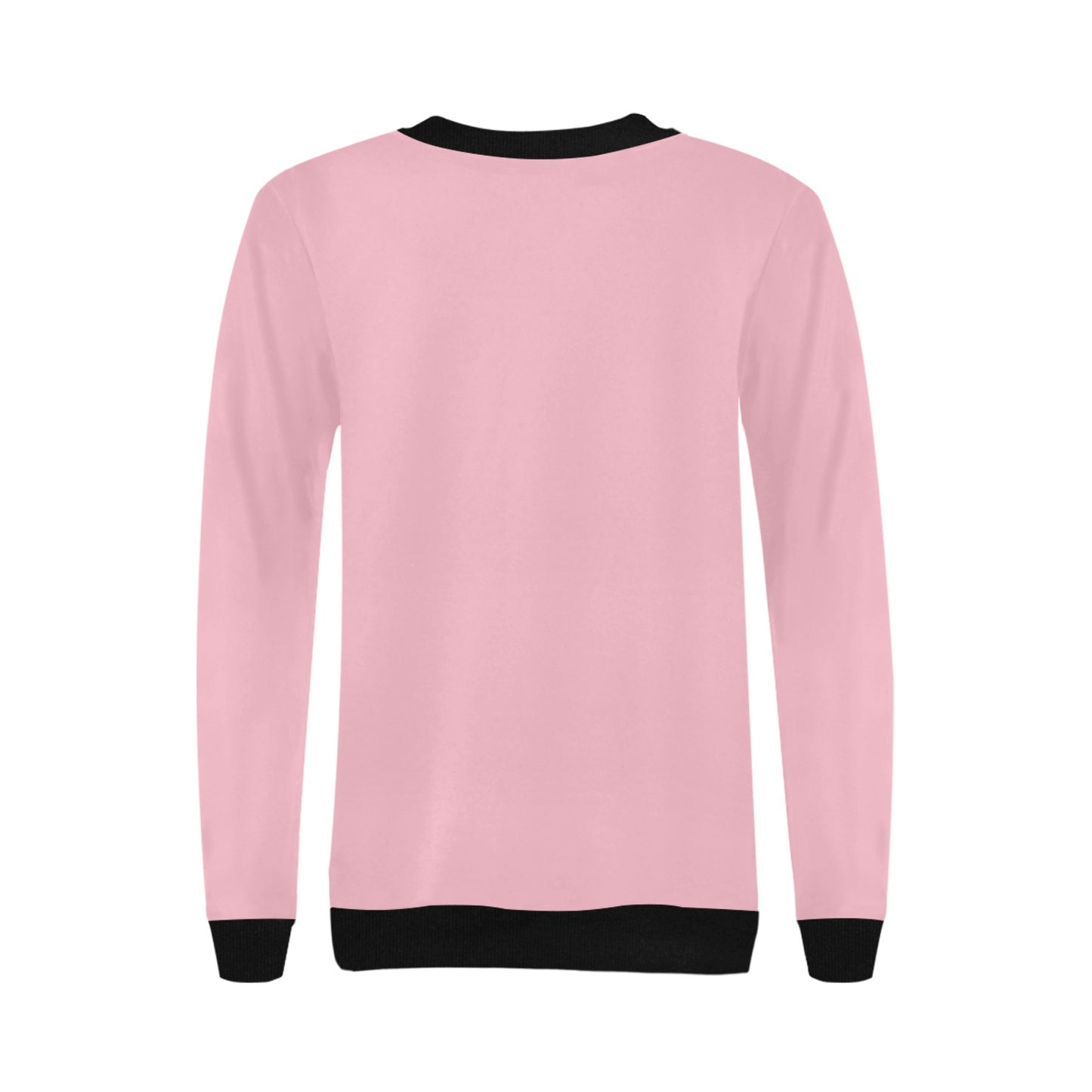 Women's B.A.D Brazen And Dapper Print Ribbed Hem Cuff Sweater