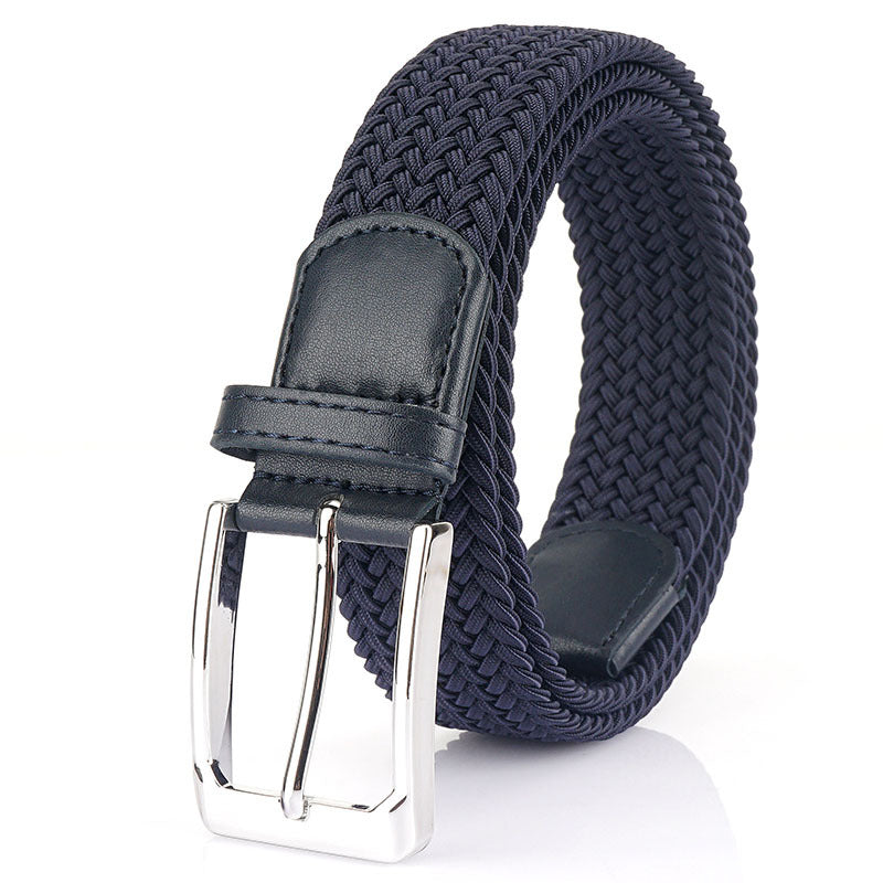 Unisex Canvas Woven Buckle Belt