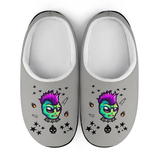 Men's Alien Punk Cotton Anti-Slip Slippers