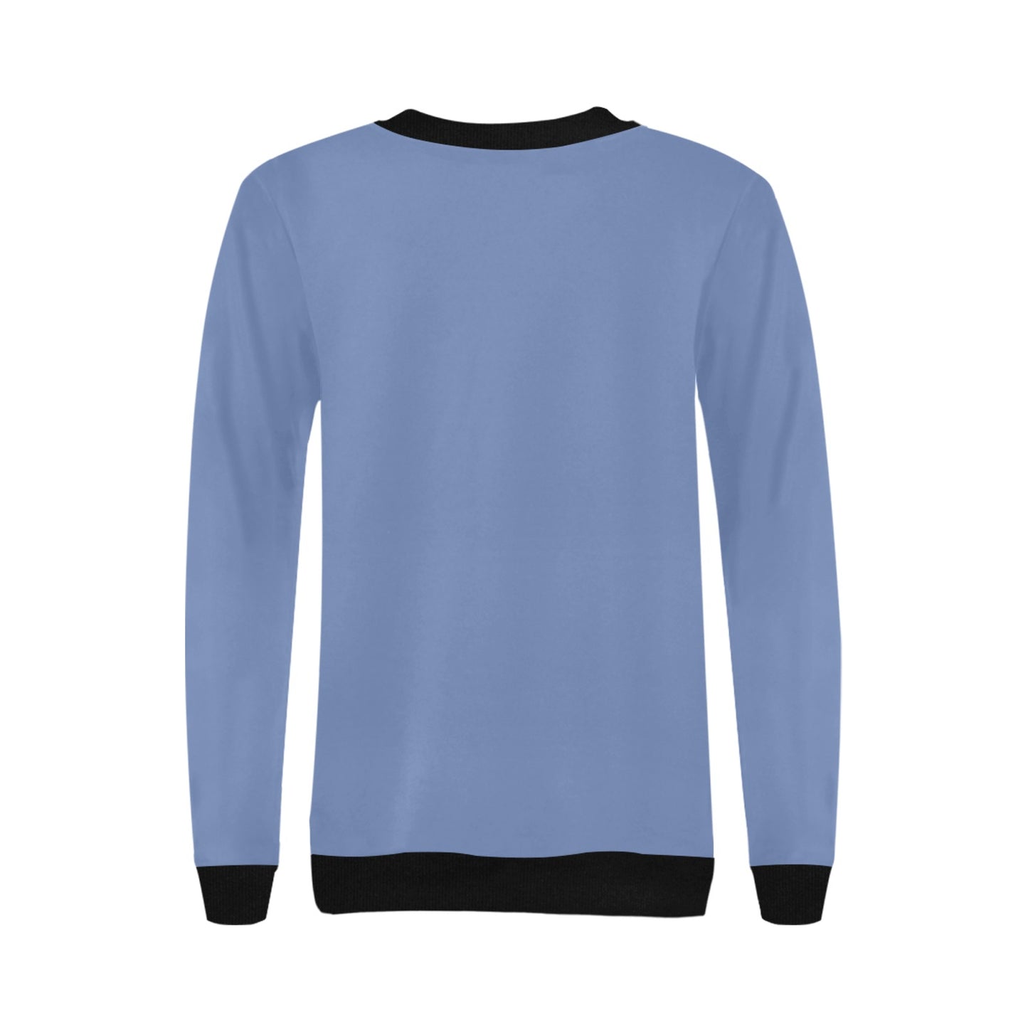Women's B.A.D Brazen And Dapper Print Ribbed Hem Cuff Sweater