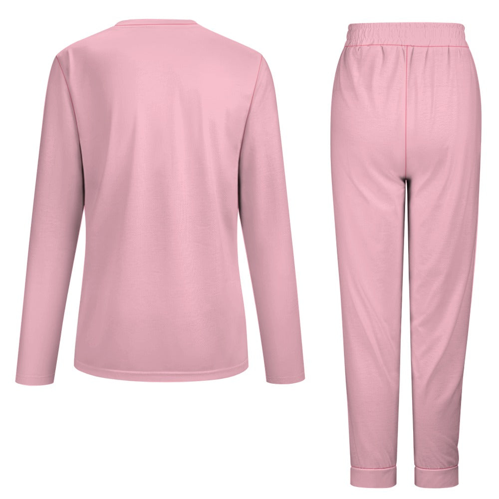 Women's It's Time to Paws Print Two Piece Pyjama Loungewear Set