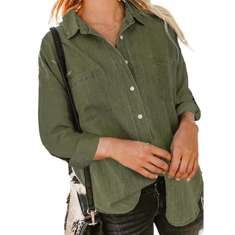 Women's Denim Style Lightweight Shirt