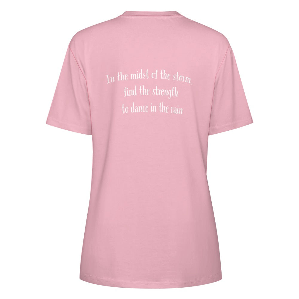 TABOO TIDE Women's Coyote Storm Dance Print Cotton T-shirt