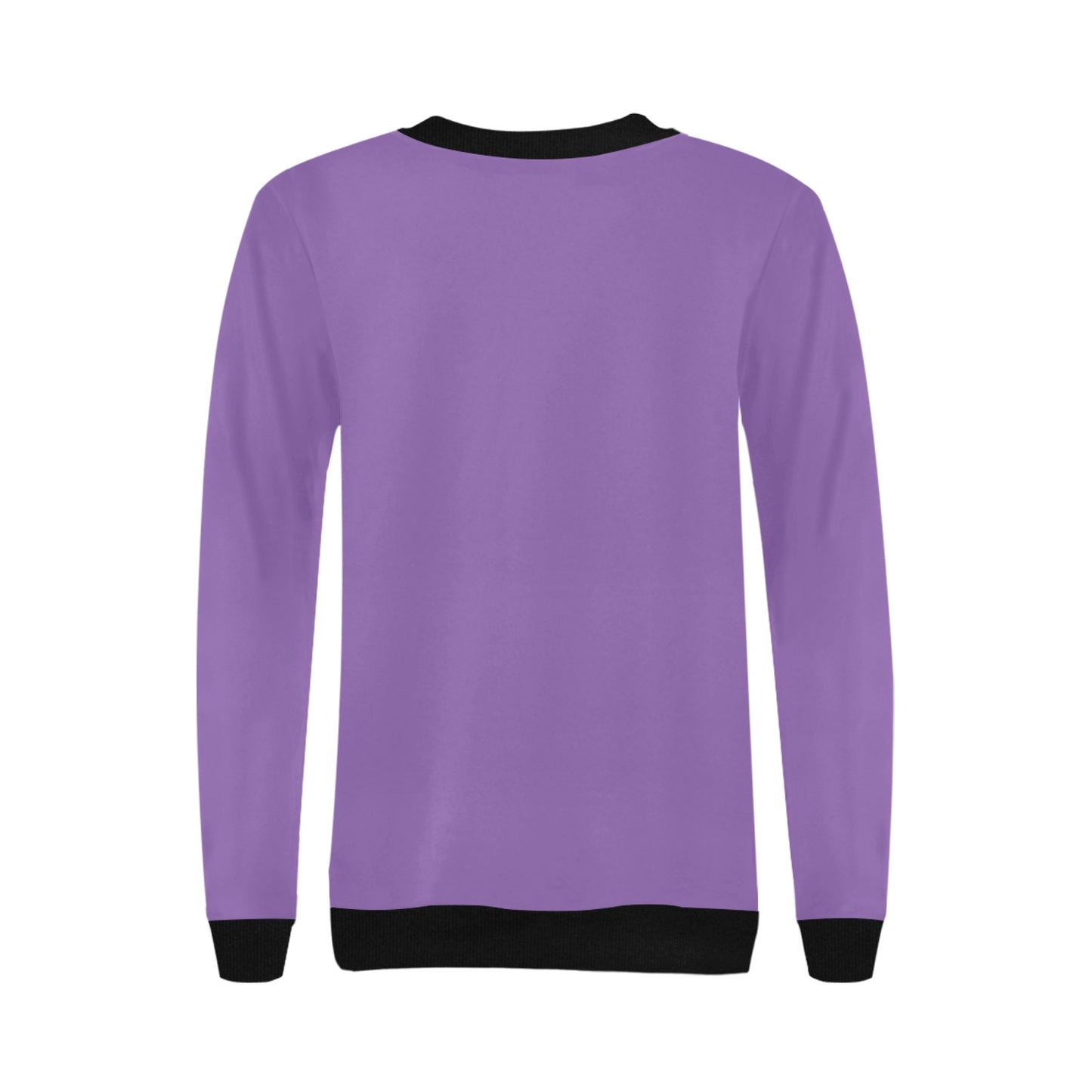 Women's B.A.D Brazen And Dapper Print Ribbed Hem Cuff Sweater