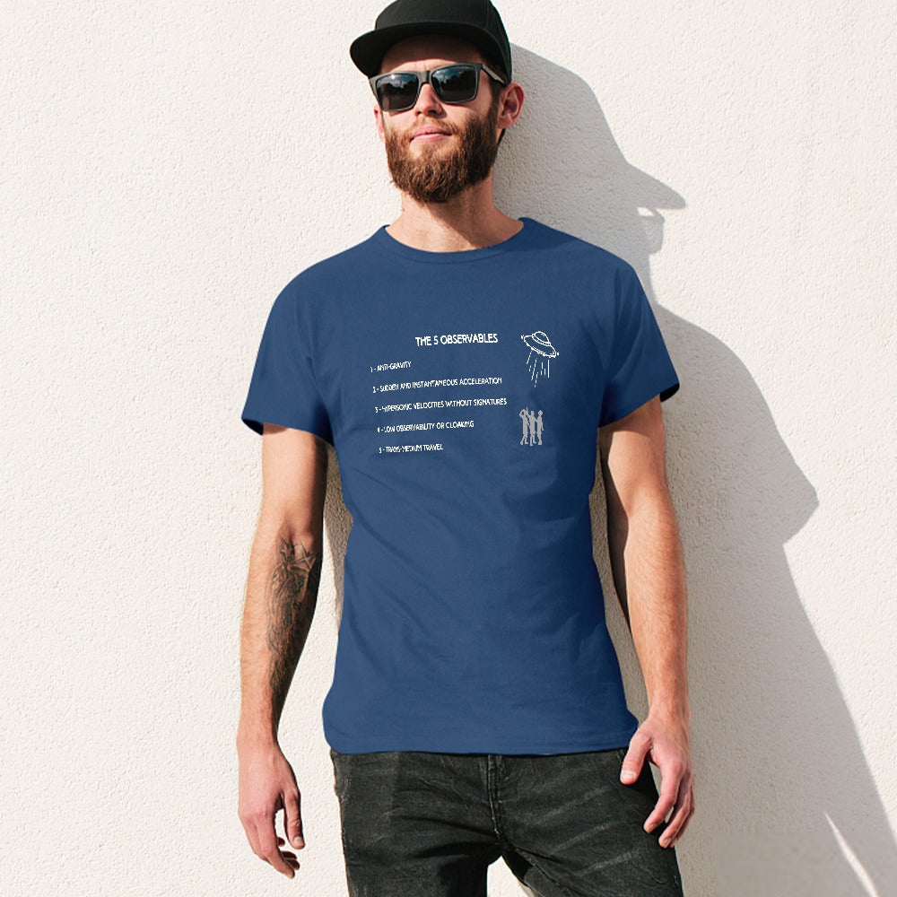 Men's UFO The 5 Observables Cotton T-shirt