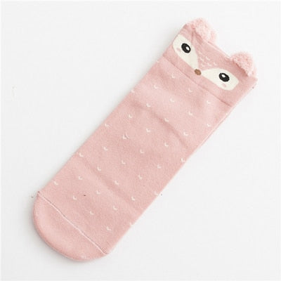 Women's Solid Colour Ribbed Warm 3D Socks Warm Footwear