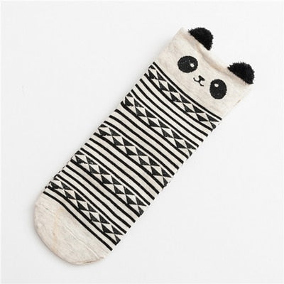Women's Solid Colour Ribbed Warm 3D Socks Warm Footwear