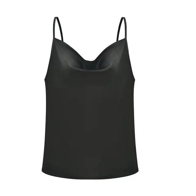 Women's Satin Camisole Strappy Top