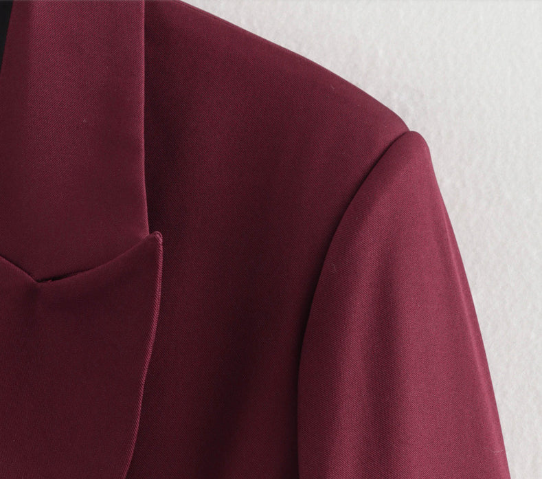 Women's Double Breasted Suit Jacket Blazer