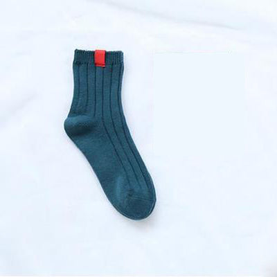 Women's Solid Colour Ribbed Warm 3D Socks Warm Footwear