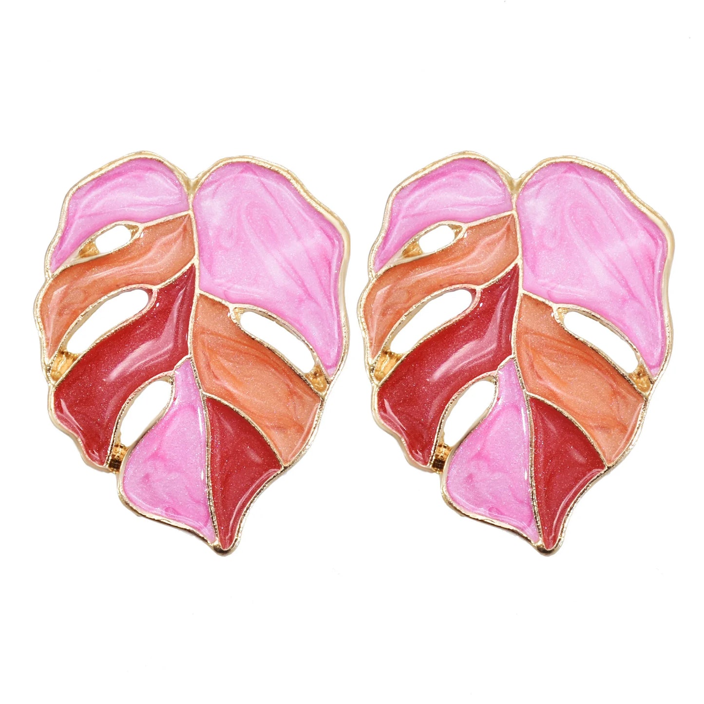 Women's Leaf Stud Earrings