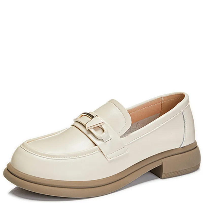Women's Faux Leather Chunky Loafers