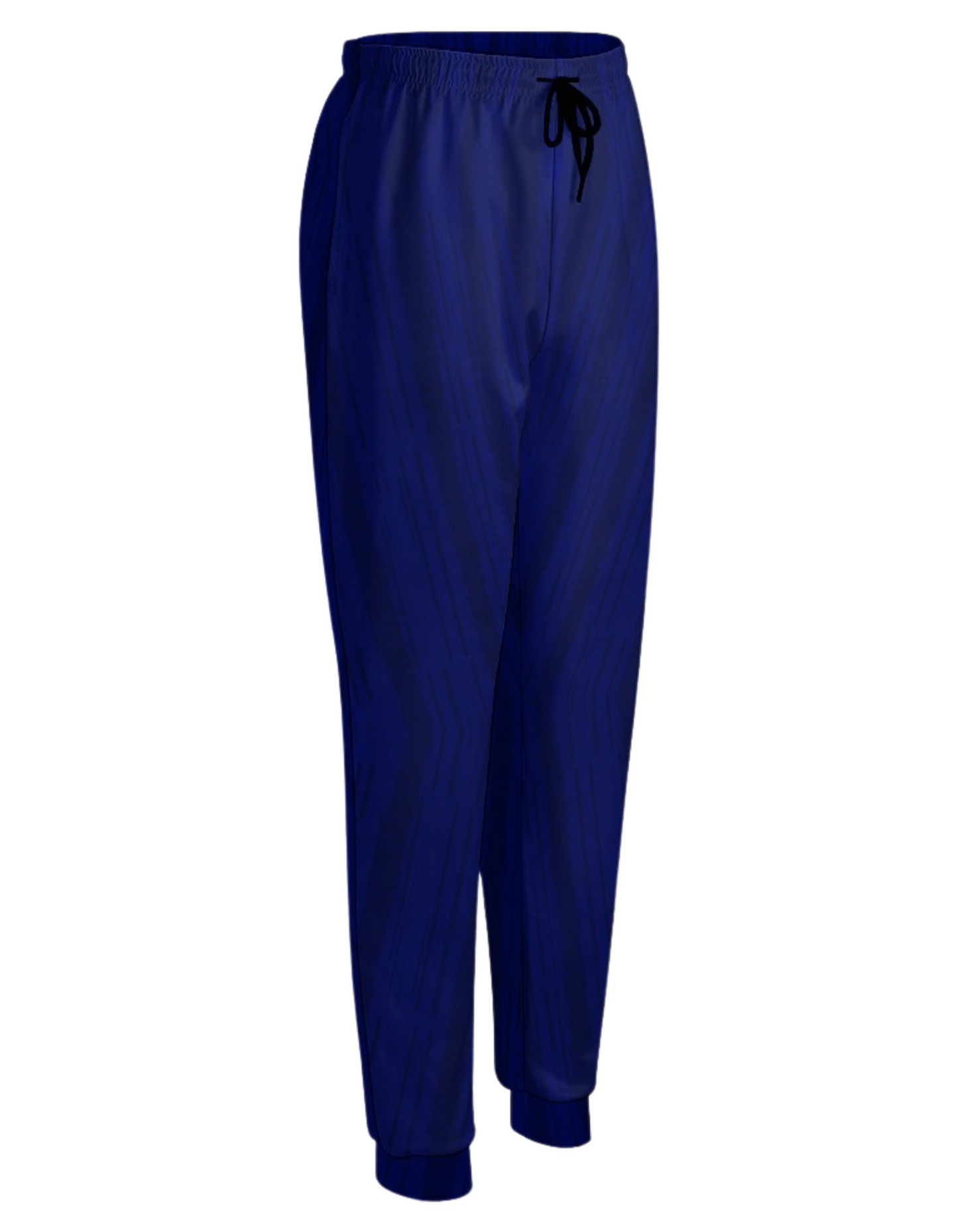 Women's Stripe Ombre Print Pockets Cuff Hem Sweatpants