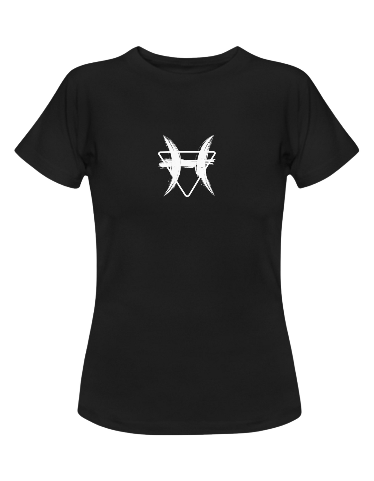 TABOO TIDE Women's Pisces Zodiac Star Sign with Water Element Symbol Cotton T-shirt