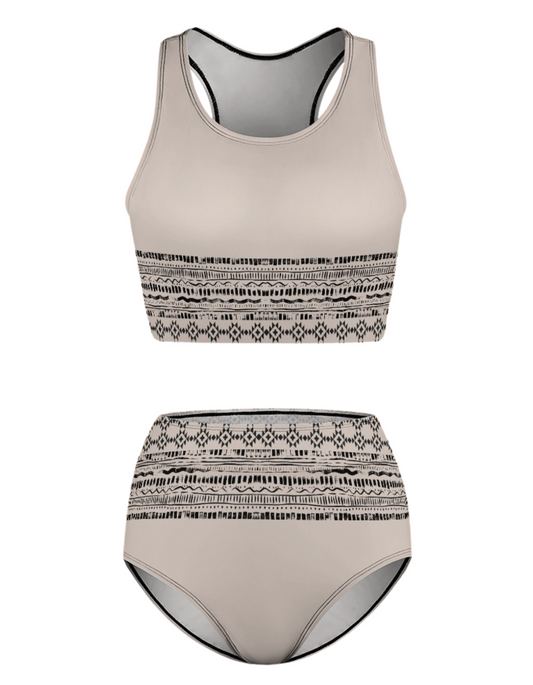 TABOO TIDE Women's Tribal Print Two Piece Bikini