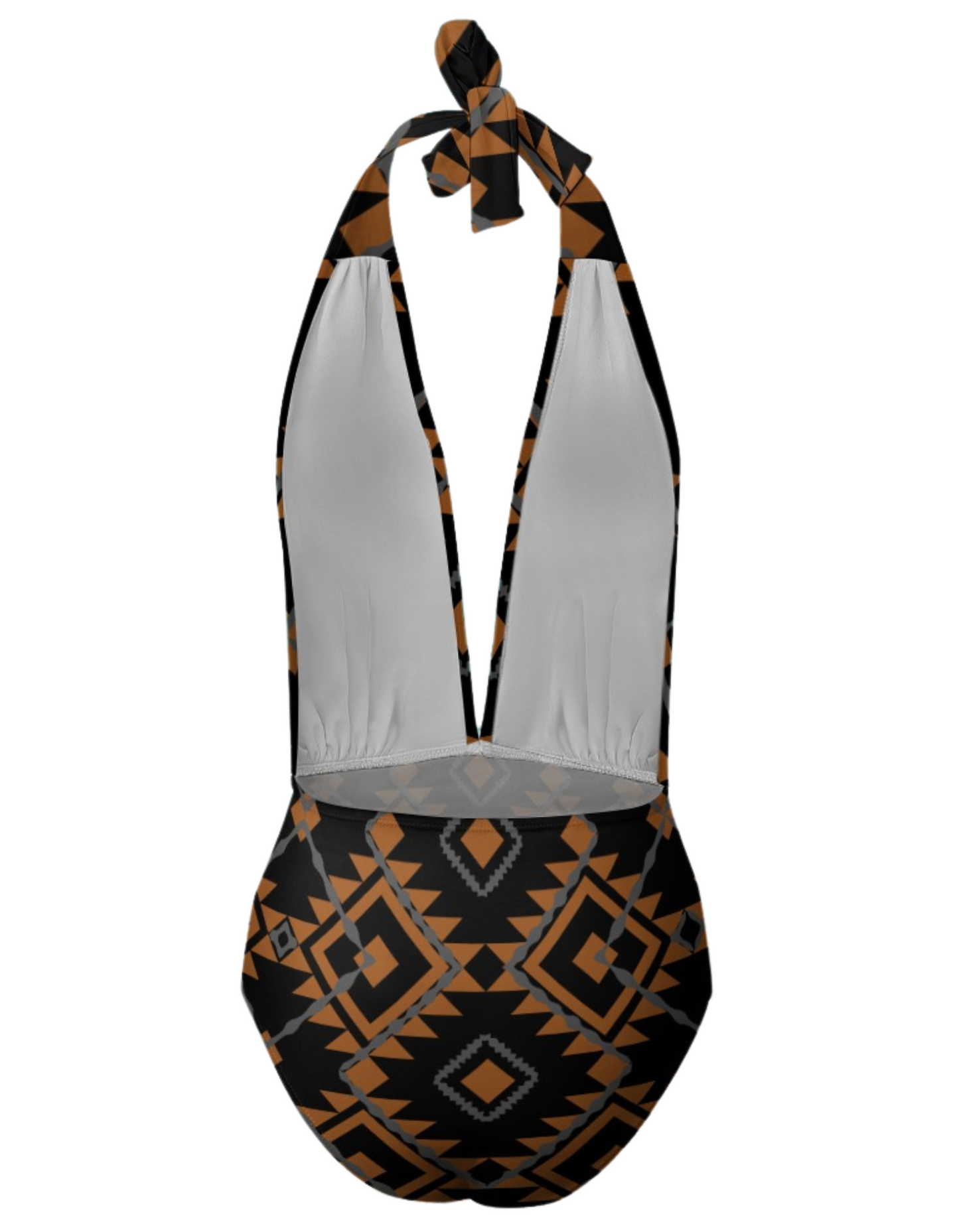 TABOO TIDE Women's Aztec Print Halter Neck Swimsuit
