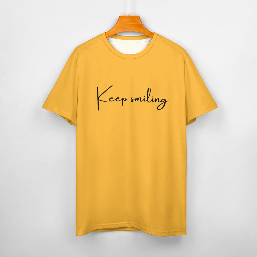 Women's Keep Smiling Short Sleeve T-Shirt