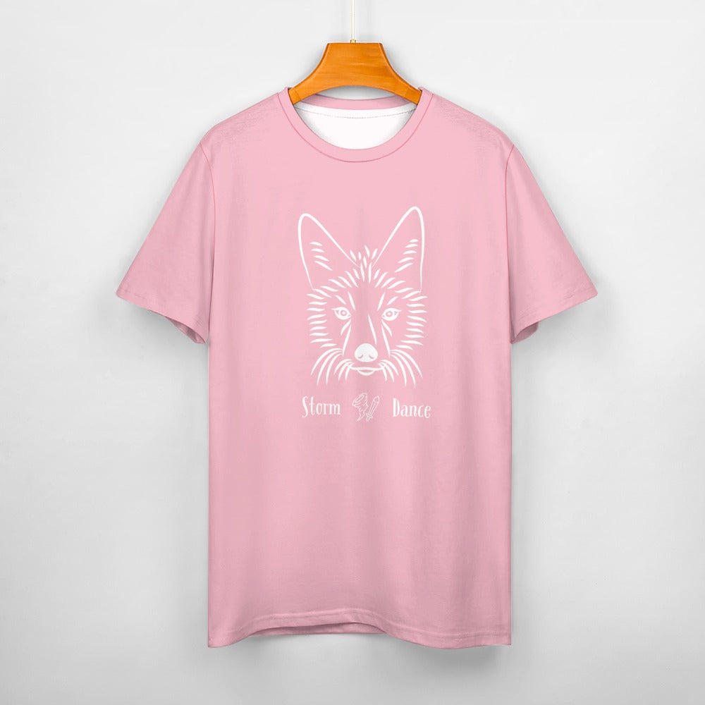 TABOO TIDE Women's Coyote Storm Dance Print Cotton T-shirt