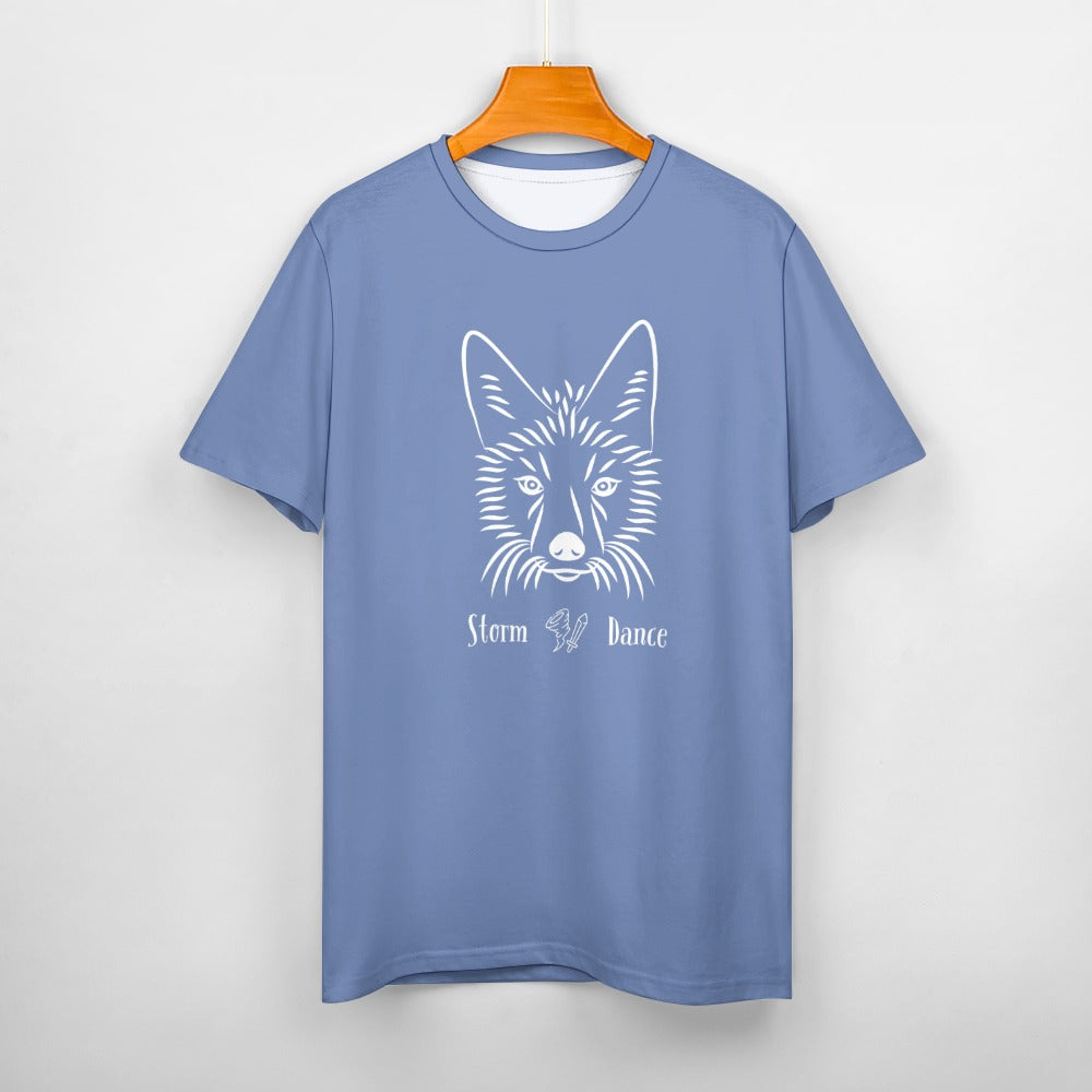 TABOO TIDE Women's Coyote Storm Dance Print Cotton T-shirt