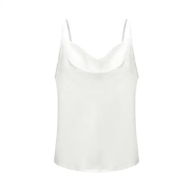 Women's Satin Camisole Strappy Top