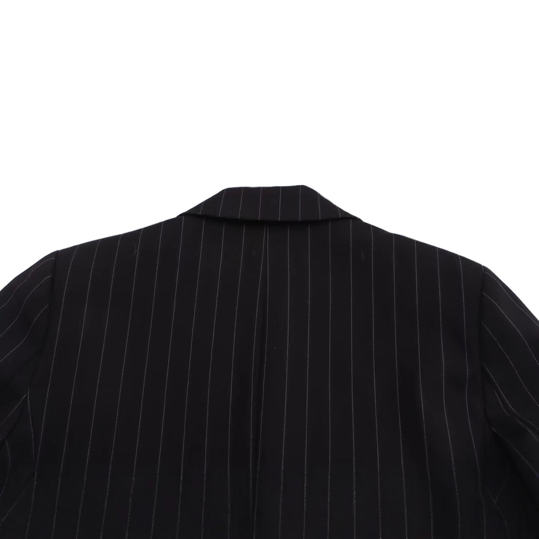 Women's Pinstripe Black Blazer