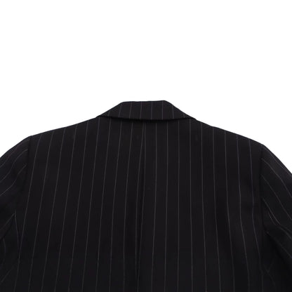 Women's Pinstripe Black Blazer