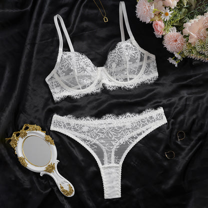 Lace Bra and Pants Lingerie Set