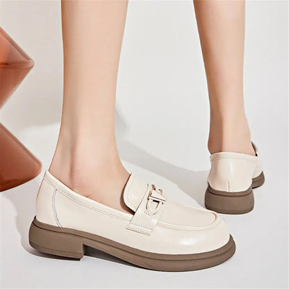Women's Faux Leather Chunky Loafers
