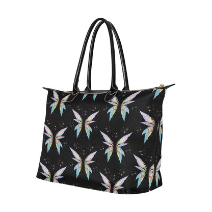 Women's Black Butterfly Classic Handbag