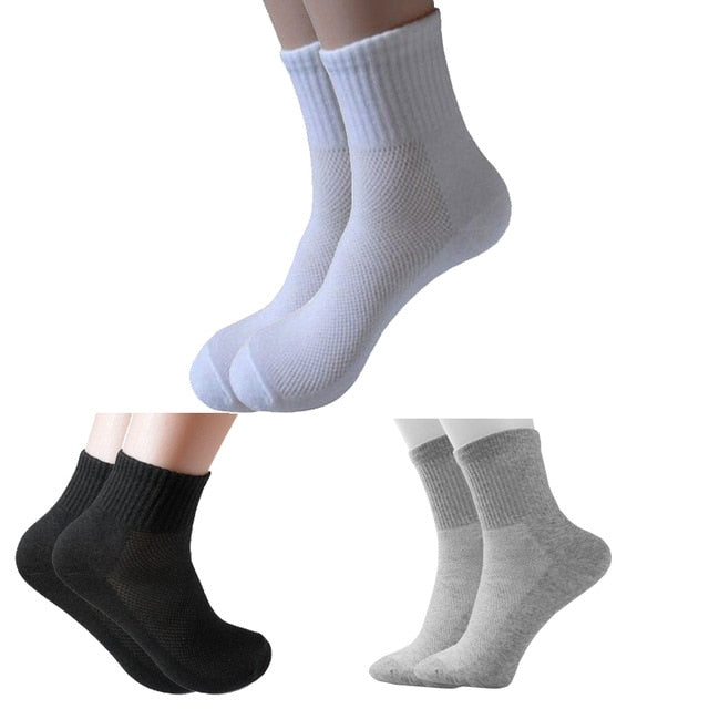 Women's Basic Solid Colour 3 Pairs Socks