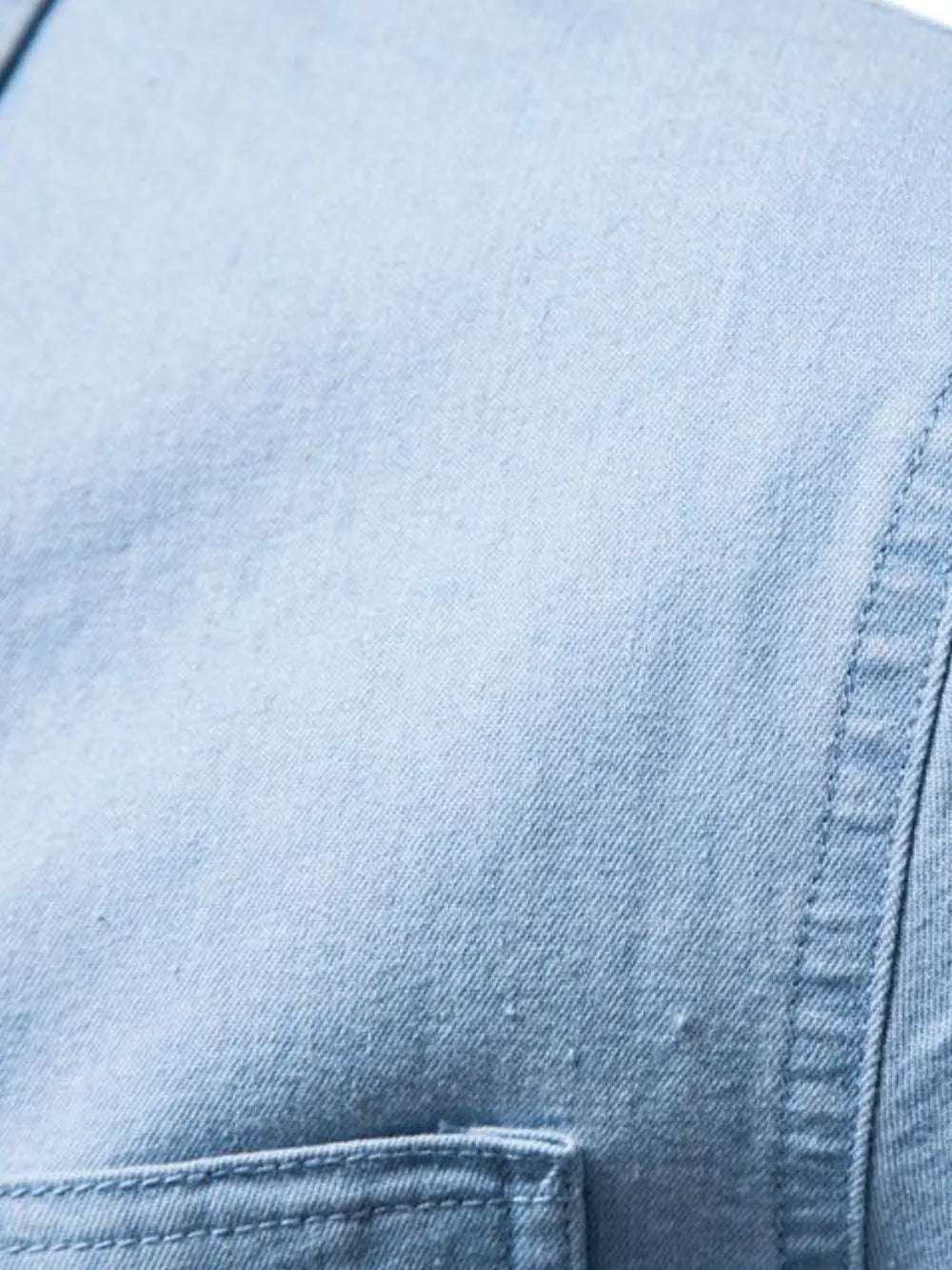Men's Slim Fit Denim Shirt