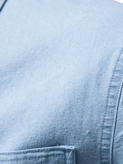 Men's Slim Fit Denim Shirt