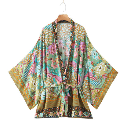 Women's Bohemian Style Kimono Robe