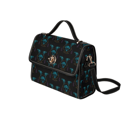 Women's Tribal Eyes Print Handbag with Shoulder Strap