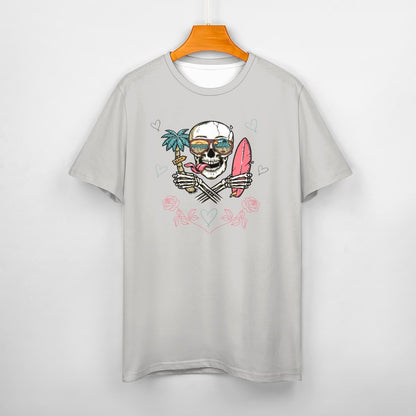 Women's Skull Beach Cotton T-shirt