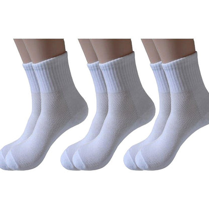 Women's Basic Solid Colour 3 Pairs Socks