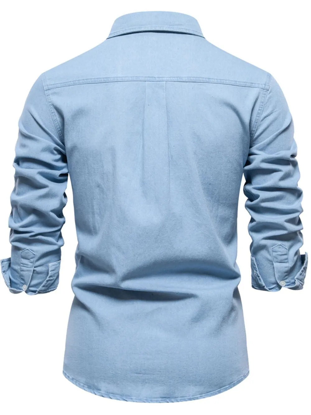 Men's Slim Fit Denim Shirt