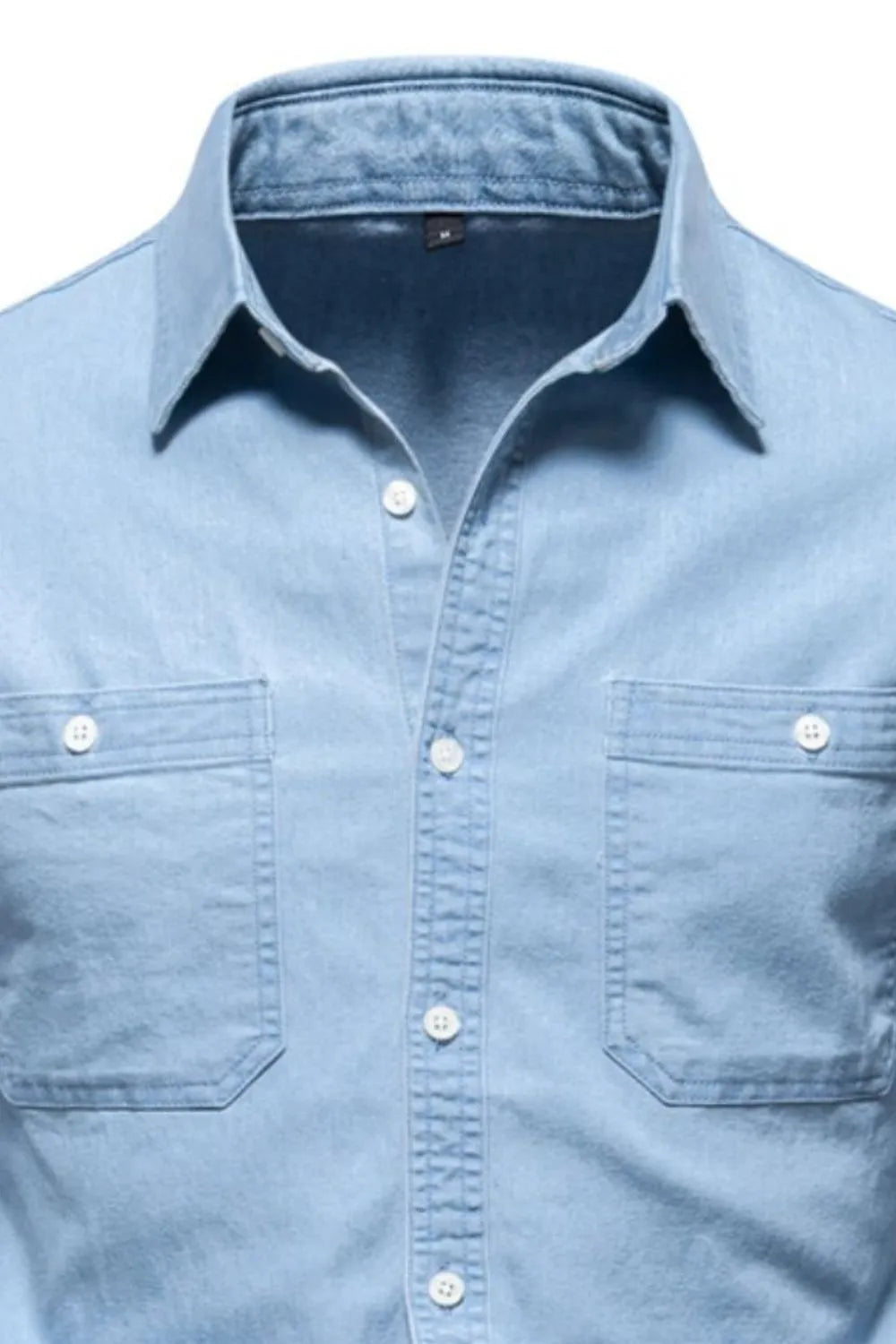 Men's Slim Fit Denim Shirt