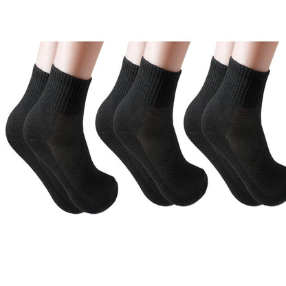 Women's Basic Solid Colour 3 Pairs Socks