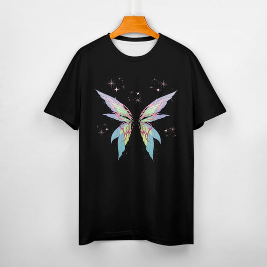 Women's Butterfly Print Cotton T-Shirt