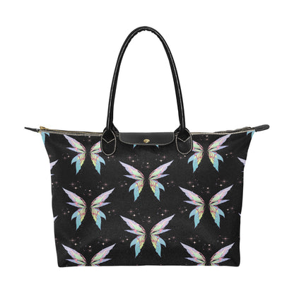 Women's Black Butterfly Classic Handbag