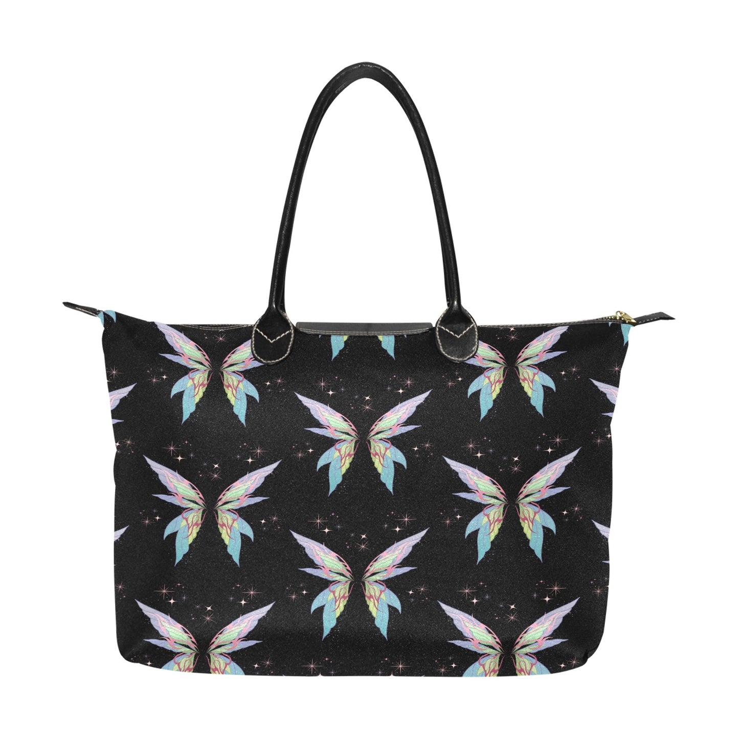 Women's Black Butterfly Classic Handbag