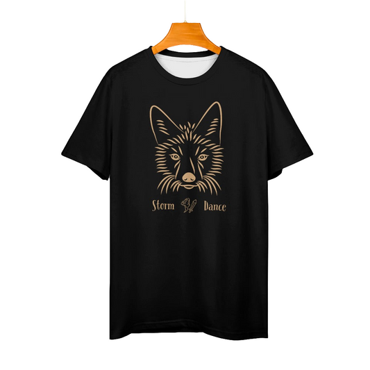 TABOO TIDE Women's Coyote Storm Dance Print Cotton T-shirt
